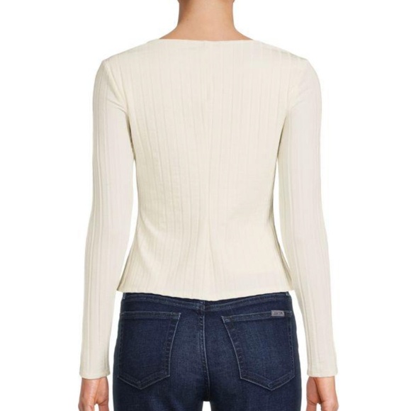 Bailey 44 | Moira Squareneck Ribbed Top | Sz M - Picture 2 of 4